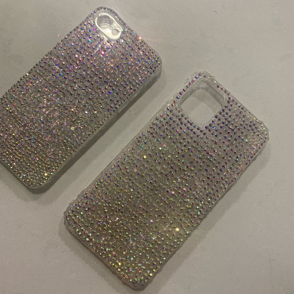 IPHONE & SAMSUNG HANDMADE BEDAZZLED PHONE CASE